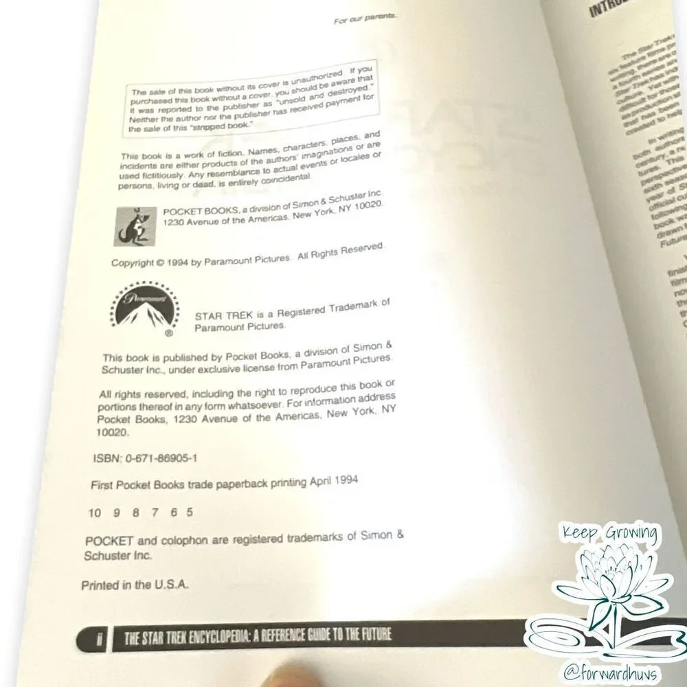 The Star Trek Encyclopedia - A Reference Guide to the Future